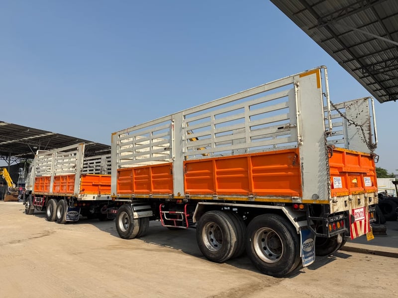 พ่วงแม่-ลูก2เพลา HINO Victor 344แรง พร้อมใช้งาน 