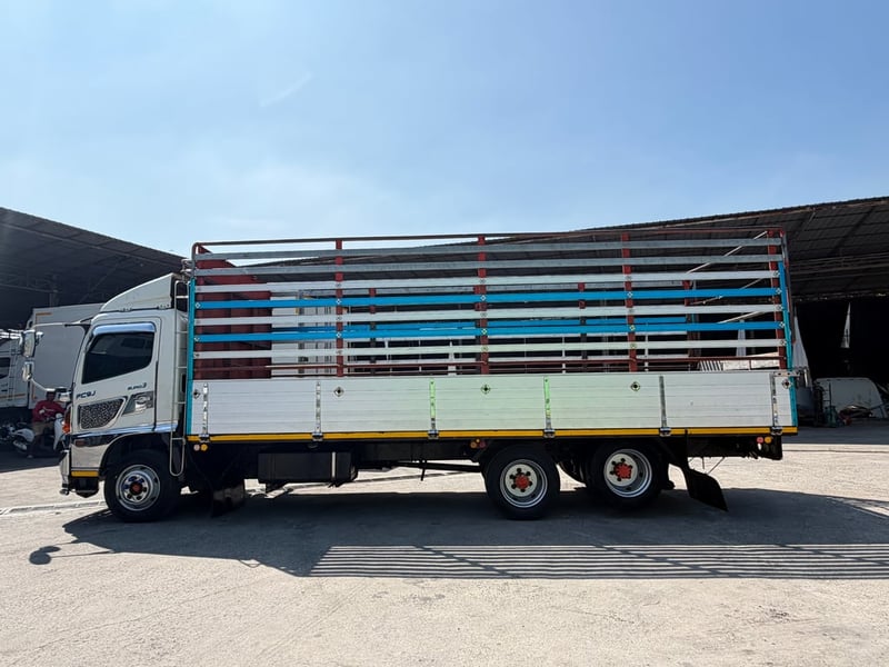 รถ10ล้อคอกสูง Hino FC 175แรงม้า  ถุงลม เพลาเดียว 