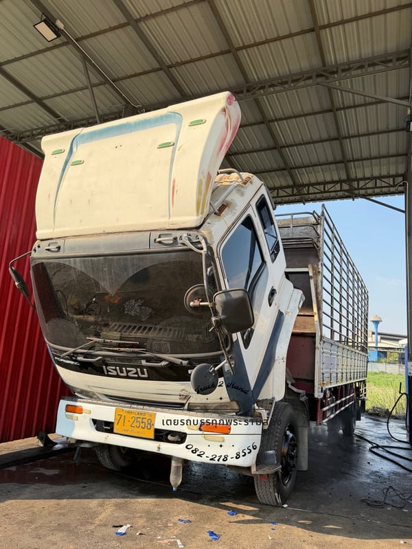 6ล้อISUZU FTR 200แรง ปี46 คอกสูงยาง7.20ม. ราคาพิเศษ