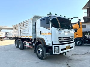 สิบล้อดั้มพ์ ISUZU FXZ 360 แรงม้า ปี 65+ หางดั้มพ์ สามเพลา ปี 65 