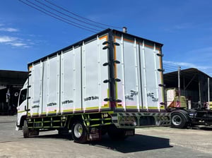 6ล้อISUZU FRR190แรงม้า ปี2562 ตู้10บานยาว5.6เมตร