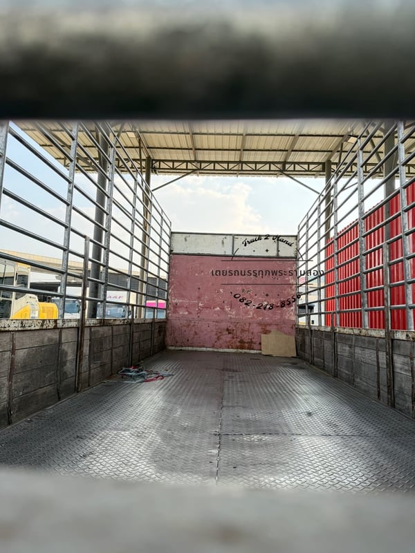 6ล้อISUZU FTR 200แรง ปี46 คอกสูงยาง7.20ม. ราคาพิเศษ