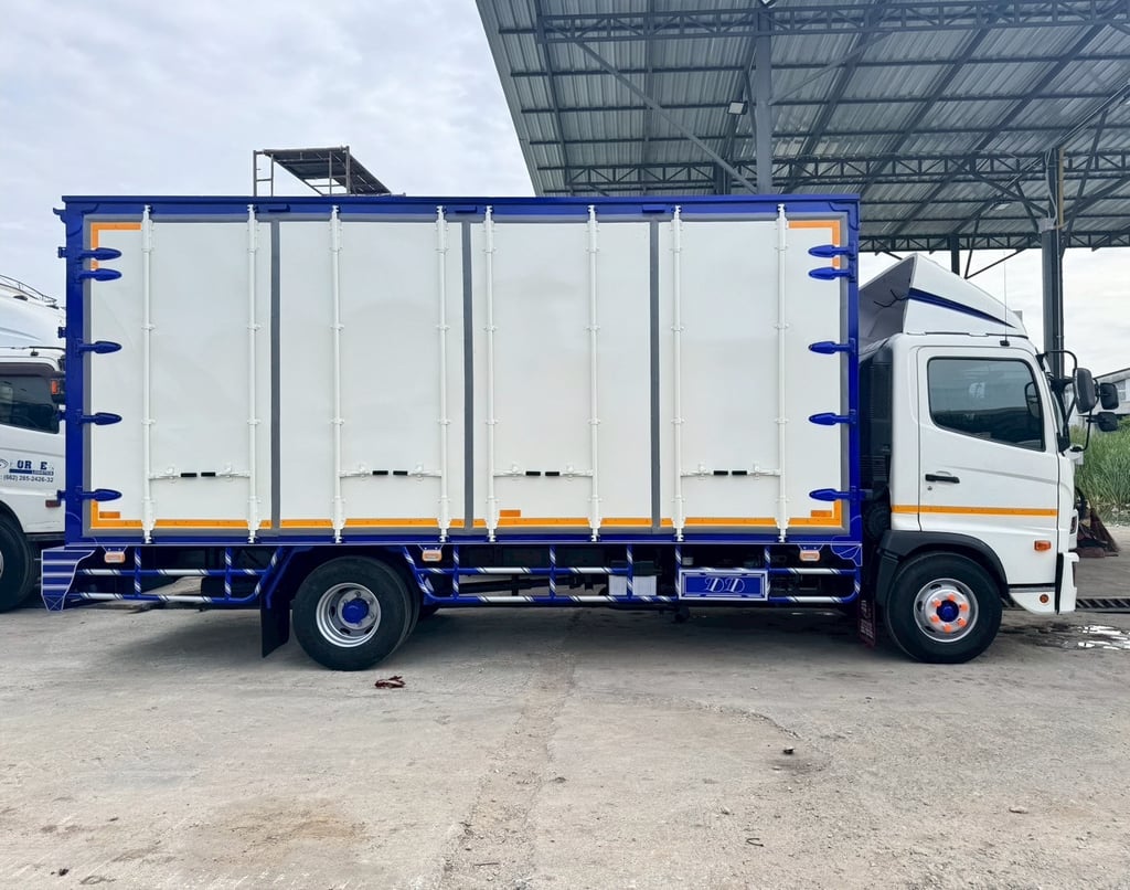 HINO FC 210แรงม้า รถบรรทุก 6ล้อ ตู้แห้ง ปี2021