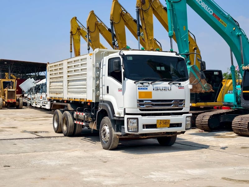 สิบล้อดั้มพ์ ISUZU FXZ 360 แรงม้า กระบะสามมิตร ปี 65 แม่เดี่ยว