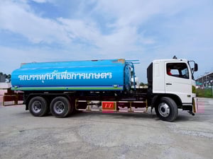 HINO FL 212แรงม้า รถบรรทุก 10ล้อ บรรทุกน้ำ ปี2014 เลขไมล์น้อยกว่า 500,000 กม.