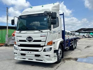 HINO FL 260แรงม้า รถบรรทุก 10ล้อ พื้นเรียบ ปี2017 เลขไมล์น้อยกว่า 500,000 กม.