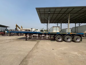 หางพื้นเรียบ 3 เพลา WAFA ปี 66 ยางดีหางสวย พร้อมใช้