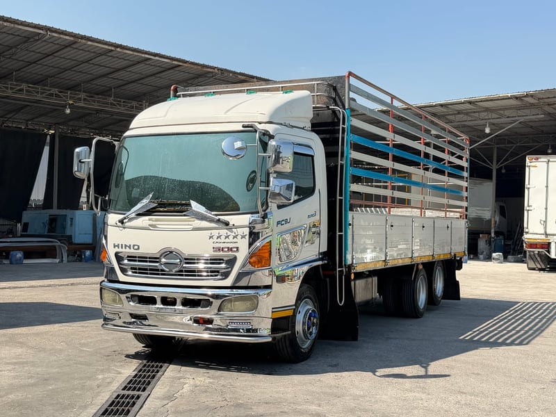 รถ10ล้อคอกสูง Hino FC 175แรงม้า  ถุงลม เพลาเดียว 
