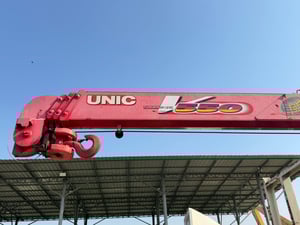 10ล้อติดเครน HINO FL 260แรงปี2563เครนยูนิค 5ตัน พร้อมใช้งาน