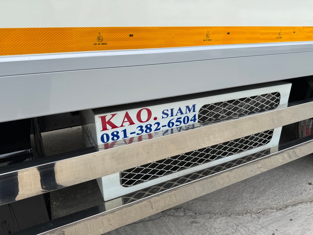 รถตู้เย็น HINO FC 175แรงม้าปี63 พื้นสแตนเลส แอร์ของมิสซูบิชิ