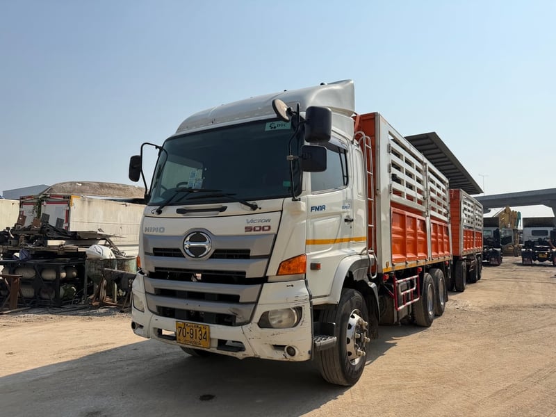 พ่วงแม่-ลูก HINO Victor 344แรง พร้อมใช้งาน 