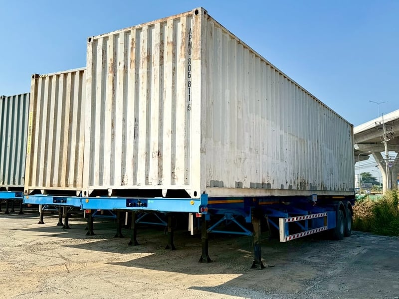 หางก้างปลา2เพลา CIMC ปี2565 ยาว12.50เมตร พร้อมใช้งาน