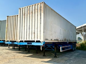 หางก้างปลา2เพลา CIMC ปี2565 ยาว12.50เมตร พร้อมใช้งาน