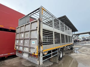 รถคอกหมู ISUZU FRR 210แรง ปี65 ยาว 6.60เมตรมีลิฟท์ท้าย พร้อมใช้งาน