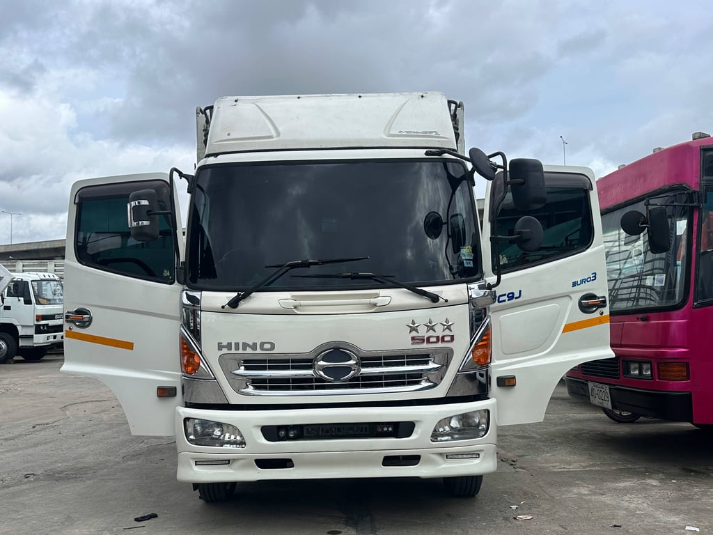 HINO FC 175แรงม้า รถบรรทุก 6ล้อ กระบะคอกสูง ปี2016