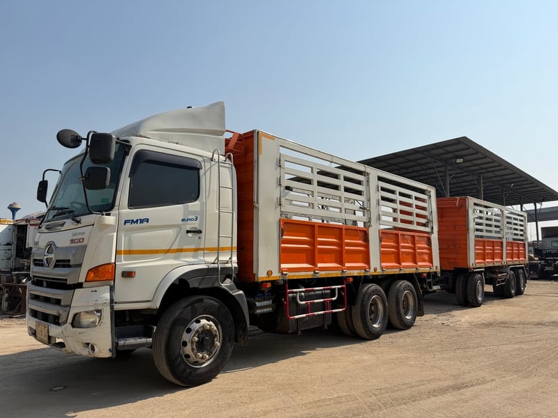 พ่วงแม่-ลูก2เพลา HINO Victor 344แรง พร้อมใช้งาน 