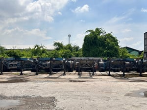 หางก้างปลา2เพลา   ยางและกระทะเรเดียล