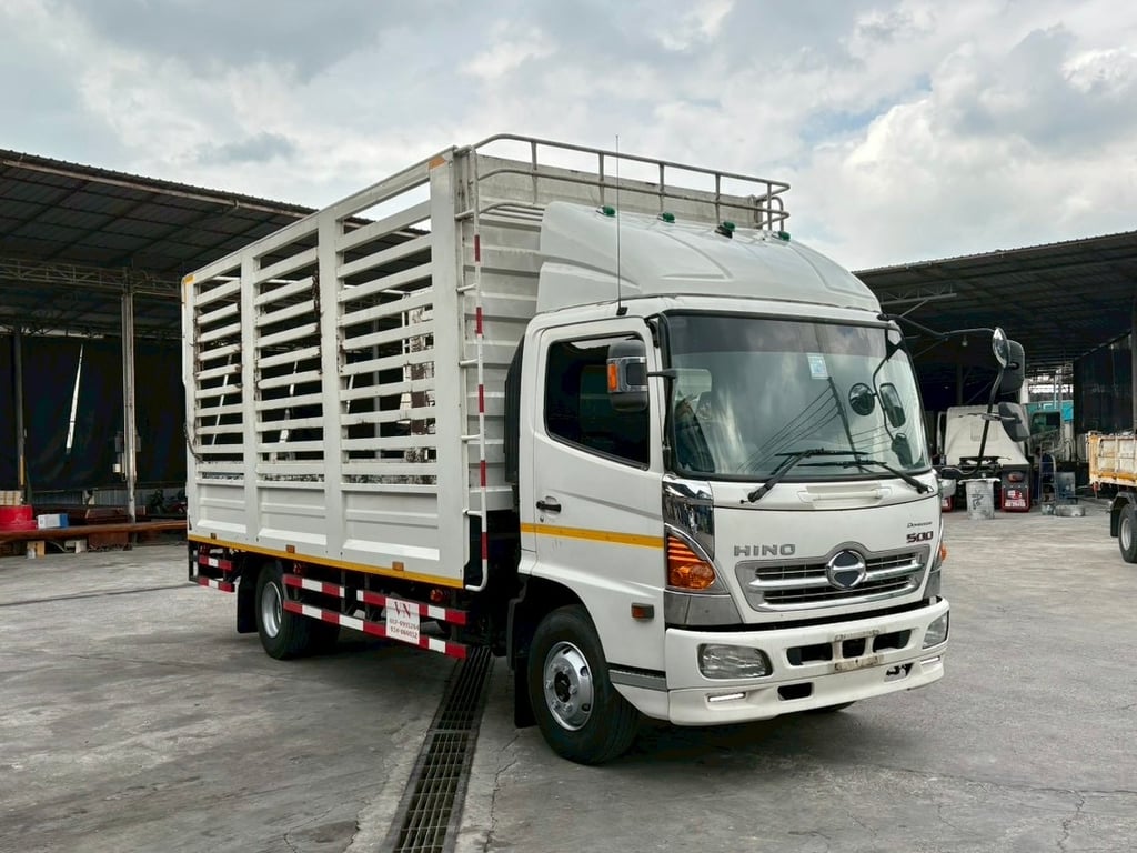 6ล้อHINO FC9J 175 แรงม้า ปี62 กระบะคอกสูง ยาว5.6เมตร 6ล้อHINO FC9J 175 แรงม้า ปี62 กระบะคอกสูง ยาว5.6เมตร