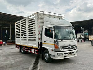 6ล้อHINO FC9J 175 แรงม้า ปี62 กระบะคอกสูง ยาว5.6เมตร