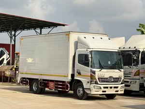 6ล้อHINO FC9J 175แรงม้า ปี2563 ตู้4บาน พร้อมใช้งาน