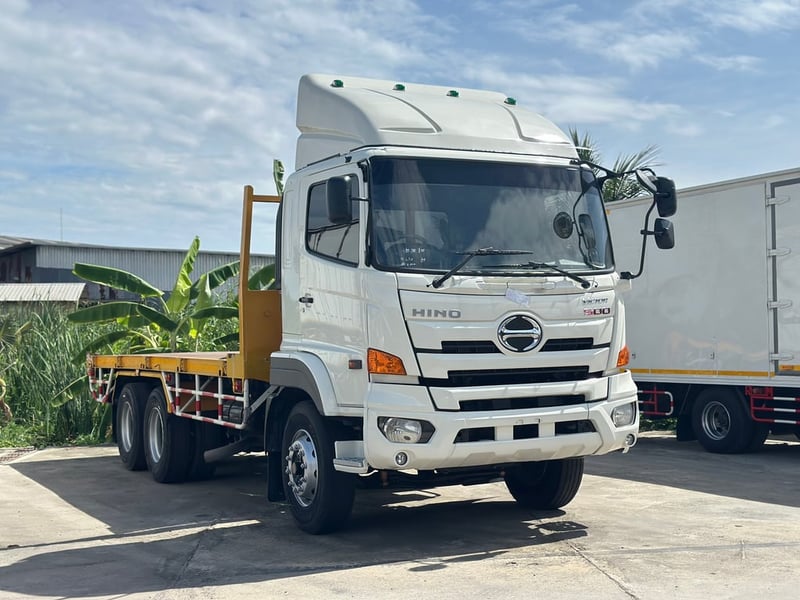 10ล้อHINO VICTOR 344แรงม้าปี59 พื้นเรียบมีระบบลากพ่วง2เพลา