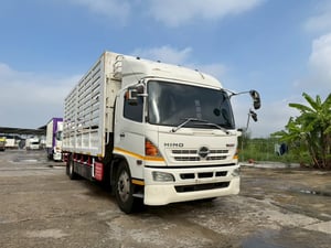 6ล้อก๊าซ HINO FG ปี57 คอกสูงสวยพร้อมใช้งานเอกสารพร้อมโอน