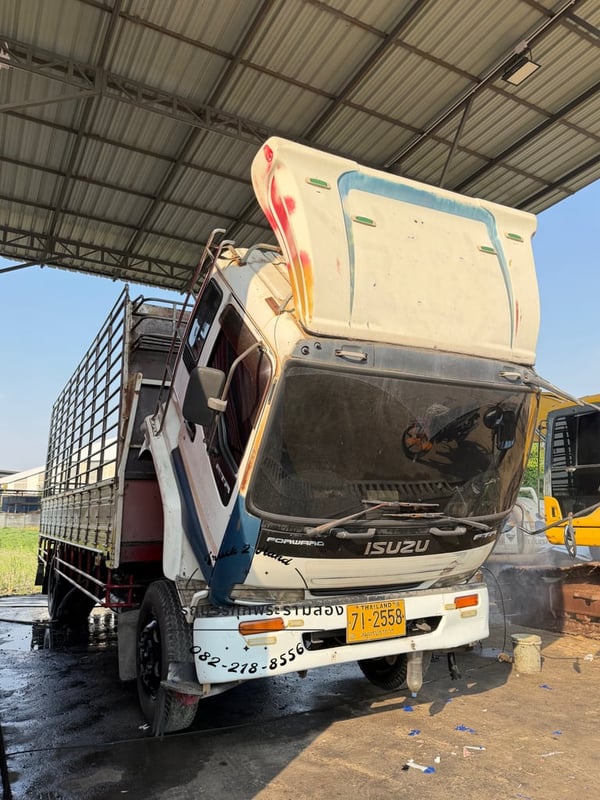 6ล้อISUZU FTR 200แรง ปี46 คอกสูงยาง7.20ม. ราคาพิเศษ
