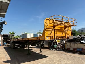 หางพื้นเรียบ 3เพลา  สามมิตร ปี2563