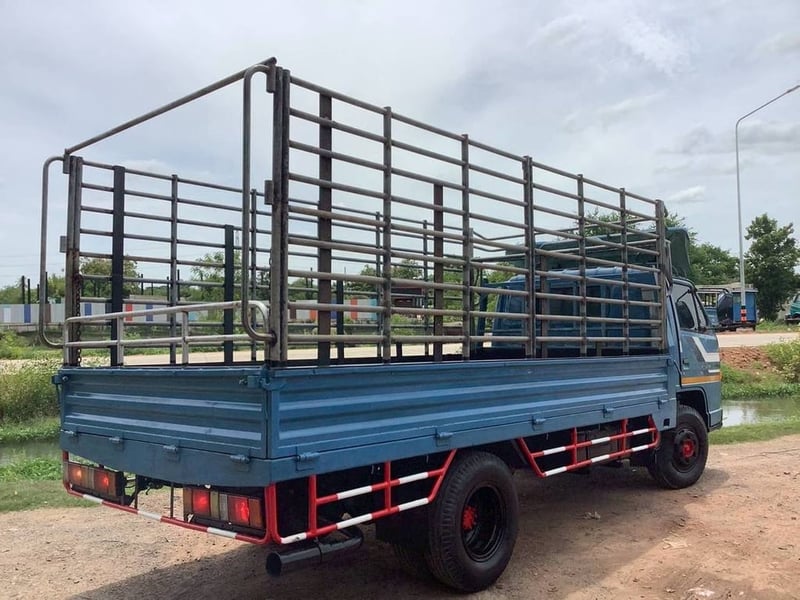 ISUZU NPR 115แรงม้า รถบรรทุก 6ล้อ กระบะคอกสูง ปี1988