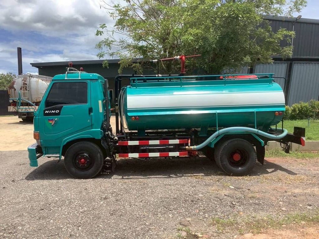 HINO Super 120แรงม้า รถบรรทุก 6ล้อ บรรทุกน้ำ