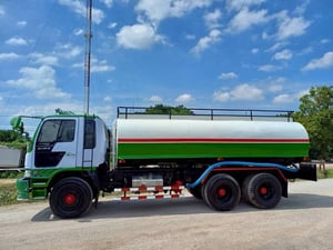 HINO สมอเงิน 210แรงม้า รถบรรทุก 10ล้อ บรรทุกน้ำ ปี1998