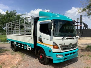 HINO Meca 150แรงม้า รถบรรทุก 6ล้อ กระบะคอกสูง ปี2004