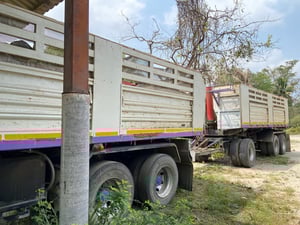 ขายพ่วงแม่ลูกดั้ม ISUZU FXZ360 ลูก3คาน