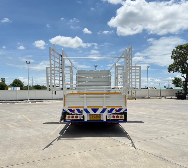 HINO FC 210 เเรง กะบะเหล็กเปิดข้างได้รอบยาวใน 6.50 เมตร กว้างใน 2.35 สูงใน 2.33 เมตร จดทะเบียนปี 2566 ราคา 1,190,000 บาท