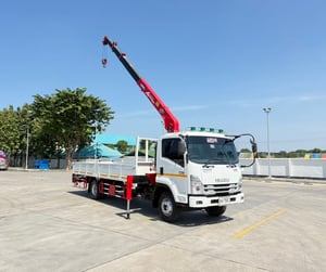 ISUZU FRR 210แรงม้า รถบรรทุก 6ล้อ กระบะเหล็กติดเครน ปี2022 เลขไมล์ 76,506 กม. ISUZU FRR 210แรงม้า รถบรรทุก 6ล้อ กระบะเหล็กติดเครน ปี2022 เลขไมล์ 76,506 กม.