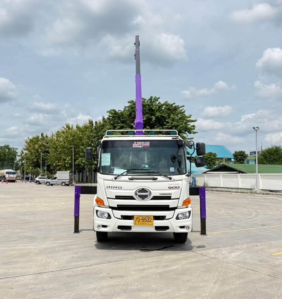 HINO FG8J 240 ติดเครนTADANO ขนาด 5 ตัน 3 ปลอก  กะบะ6.90 เมตร จดทะเบียนปี 2566 ราคา 1,890,000 บาท