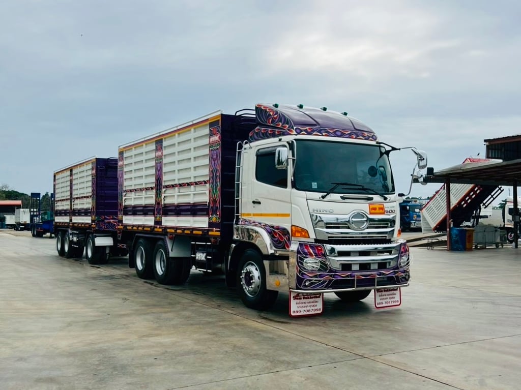 HINO FM2P 380 แม่ลูกไม่ดั้มเลข ไมล์ 77,613 กิโลเมตร แม่ยาว 6.20 ลูกยาว 7.00 สูง 2.20 กว้าง 2.50 เมตร จดทะเบียนปี 2565 ราคา 2,750,000 บาท HINO FM2P 380 แม่ลูกไม่ดั้มเลข ไมล์ 77,613 กิโลเมตร แม่ยาว 6.20 ลูกยาว 7.00 สูง 2.20 กว้าง 2.50 เมตร จดทะเบียนปี 2565 ราคา 2,750,000 บาท
