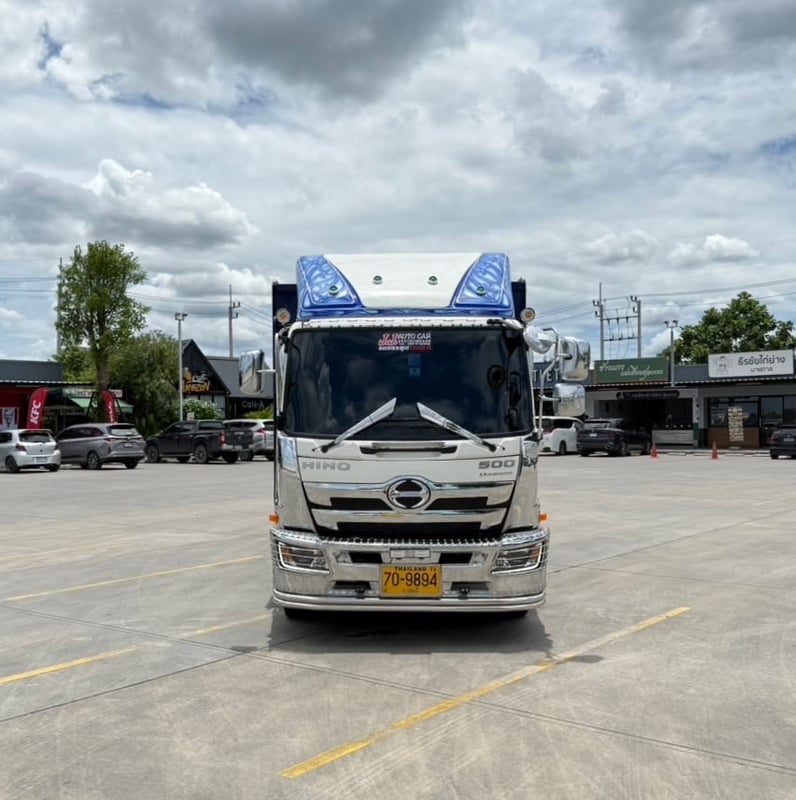 HINO NEW FC9J 210 เเรง กะบะปีเนียมพร้อมคอกพื้นสเเตนเหล็ดยาวใน 6.46 กว้างใน 225 สูงใน 195 เมตร   จดทะเบียนปี 2565  ราคา 1,150,000 บาท