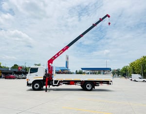 HINO FG 240เเรงม้า ติดเครน กะบะเหล็กติดเครน ปี2023 HINO FG 240เเรงม้า ติดเครน กะบะเหล็กติดเครน ปี2023