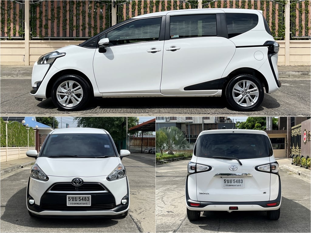 TOYOTA SIENTA 1.5 G ปี 2017  AUTO 7 SPEED สภาพนางฟ้า