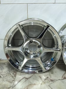 ขายล้อแม็กซ์ยี่ห้อ Buddy Club P1 ขอบ 15 นิ้วขนาด 4 รู 100 ออฟเซ็ท 45 ญี่ปุ่นแท้