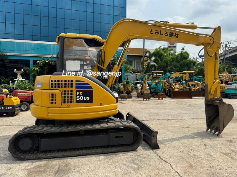 KOMATSU PC50US-2 นำเข้าจากญี่ปุ่น สภาพพร้อมใช้งาน สนใจโทร. 089-0050007 คุณชญานิน หรือ Add LINE ID @sangenjp www.sangenjp.com www.nmc99.com