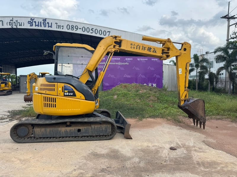 KOMATSU PC58UU-3E0 นำเข้าจากญี่ปุ่น สภาพพร้อมใช้งาน สนใจโทร. 089-0050007 คุณชญานิน หรือ Add LINE ID @sangenjp www.sangenjp.com www.nmc99.com