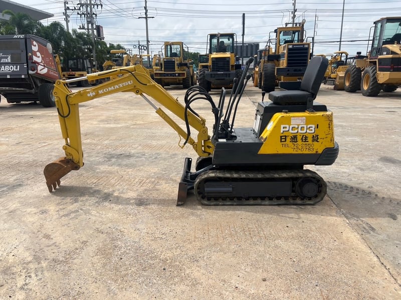 KOMATSU PC03-1 นำเข้าจากญี่ปุ่น สภาพพร้อมใช้งาน สนใจโทร. 089-0050007 คุณชญานิน หรือ Add LINE ID @sangenjp www.sangenjp.com www.nmc99.com