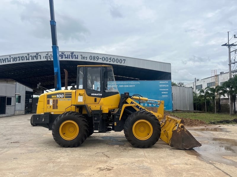 KOMATSU WA100-7 นำเข้าจากญี่ปุ่น สภาพพร้อมใช้งาน สนใจโทร. 089-0050007 คุณชญานิน หรือ Add LINE ID @sangenjp www.sangenjp.com www.nmc99.com