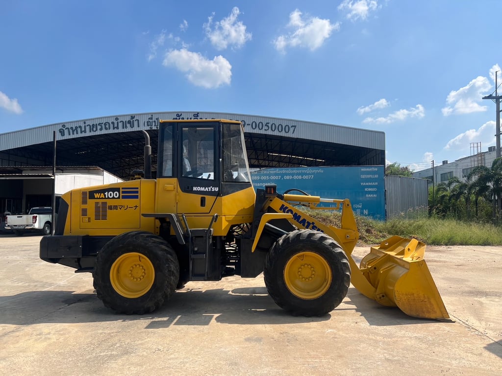 KOMATSU WA100-5 นำเข้าจากญี่ปุ่น สภาพพร้อมใช้งาน สนใจโทร. 089-0050007 คุณชญานิน หรือ Add LINE ID @sangenjp www.sangenjp.com www.nmc99.com