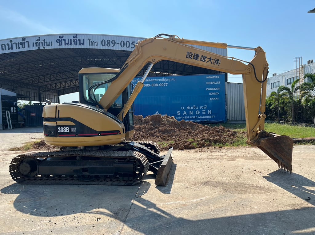CAT 308BCR นำเข้าจากญี่ปุ่น สภาพพร้อมใช้งาน สนใจโทร. 089-0050007 คุณชญานิน หรือ Add LINE ID @sangenjp www.sangenjp.com www.nmc99.com