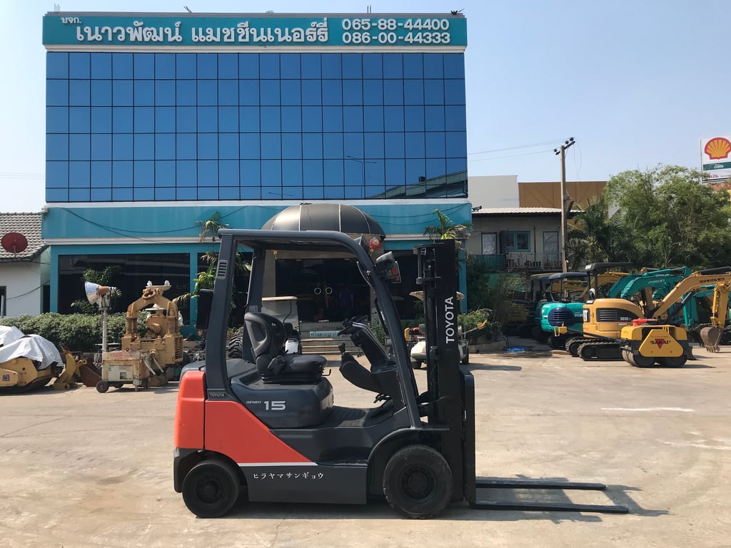 TOYOTA 8FG15  นำเข้าจากญี่ปุ่น สภาพพร้อมใช้งาน สนใจโทร. 089-0050007 คุณชญานิน หรือ Add LINE ID @sangenjp www.sangenjp.com www.nmc99.com