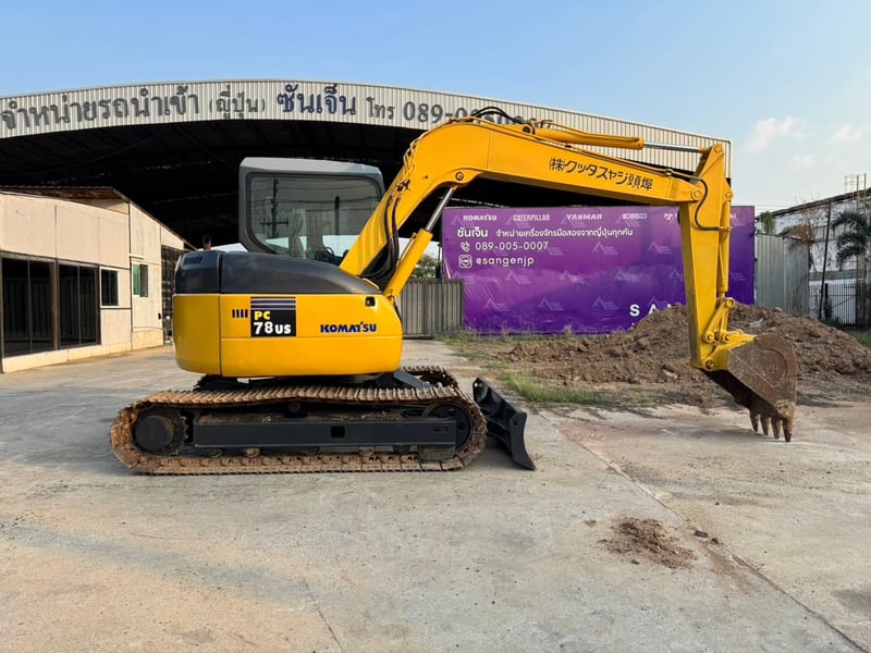KOMATSU PC78US-6 นำเข้าจากญี่ปุ่น สภาพพร้อมใช้งาน สนใจโทร. 089-0050007 คุณชญานิน หรือ Add LINE ID @sangenjp www.sangenjp.com www.nmc99.com