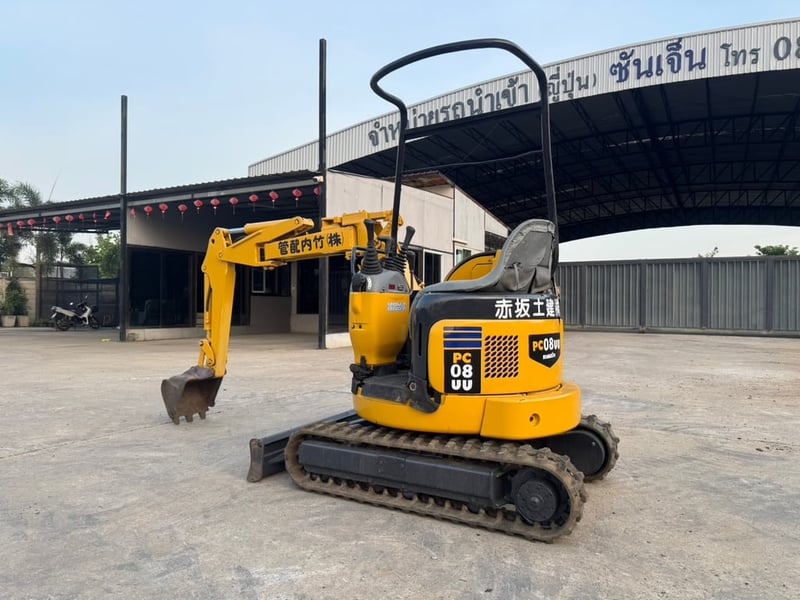 KOMATSU PC08UU-1F นำเข้าจากญี่ปุ่น สภาพพร้อมใช้งาน สนใจโทร. 089-0050007 คุณชญานิน หรือ Add LINE ID @sangenjp www.sangenjp.com www.nmc99.com